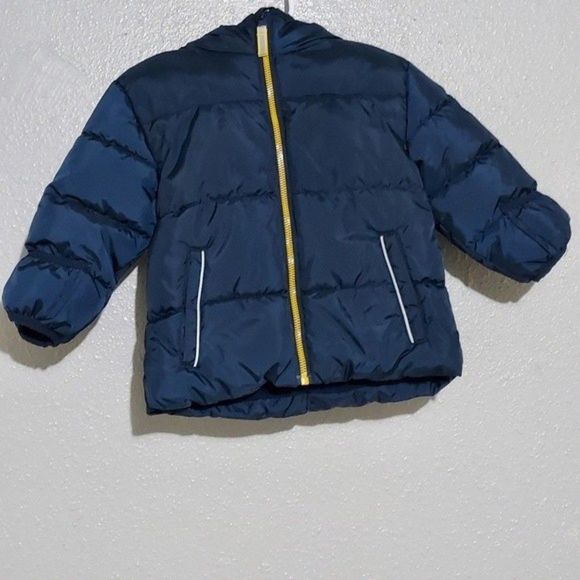 WONDER NATION Baby Boys' Navy Blue Hooded Puffer Jacket 18m - Picture 1 of 8